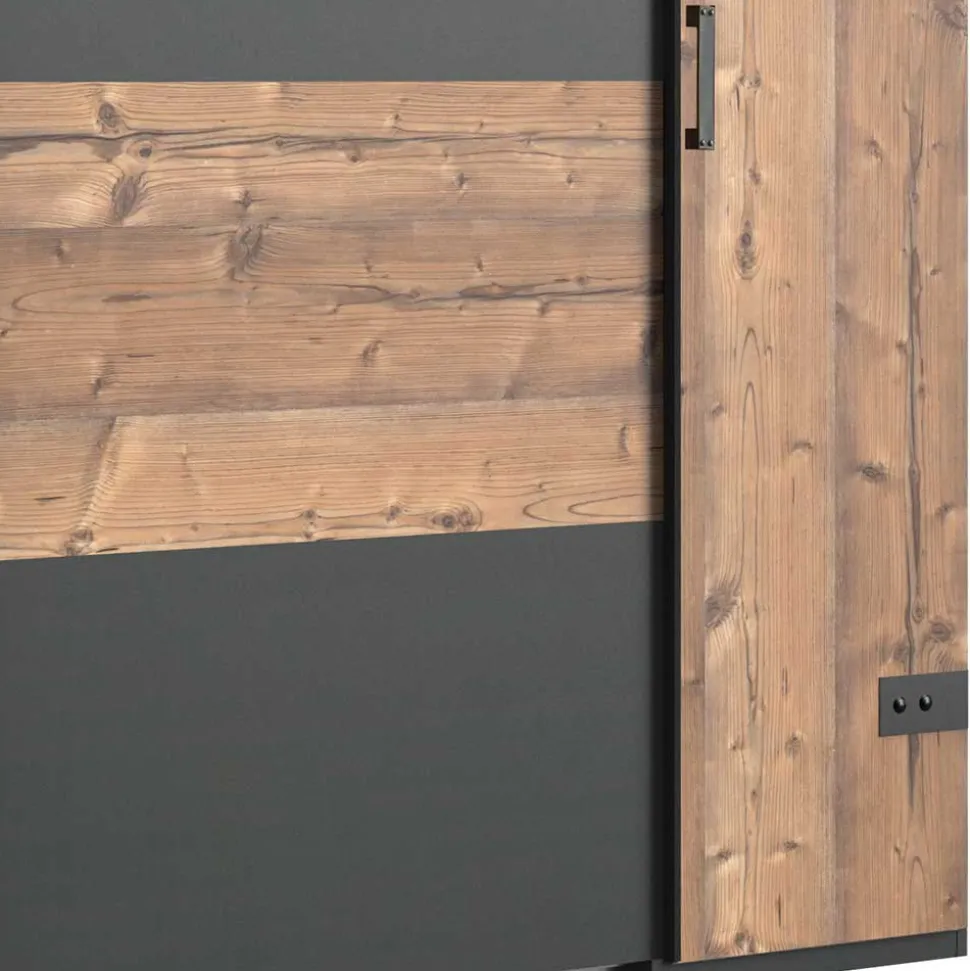 Schlafzimmerschrank in Tanne Holzdekor - Ardila