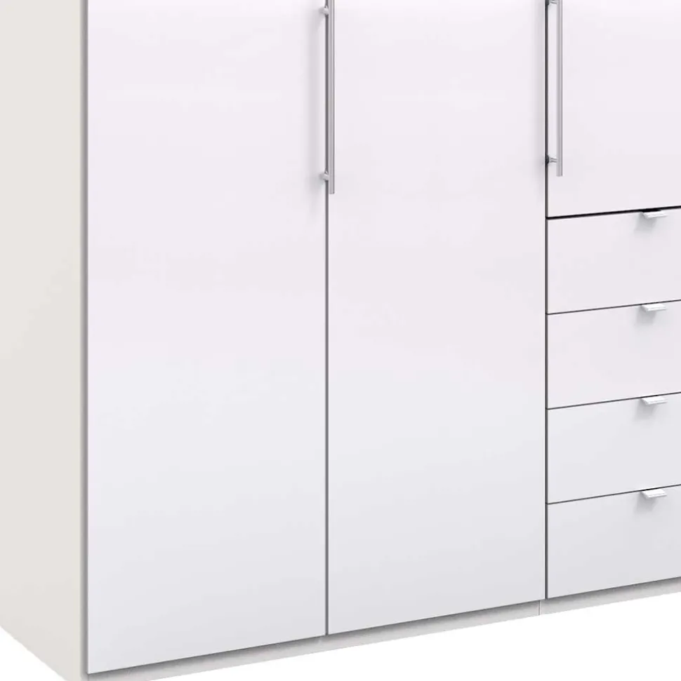 Schlafzimmer-Schrank in Weiß Glasfront - Dolienca