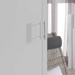 Schlafzimmerschrank in Weiß foliert - Jodolio