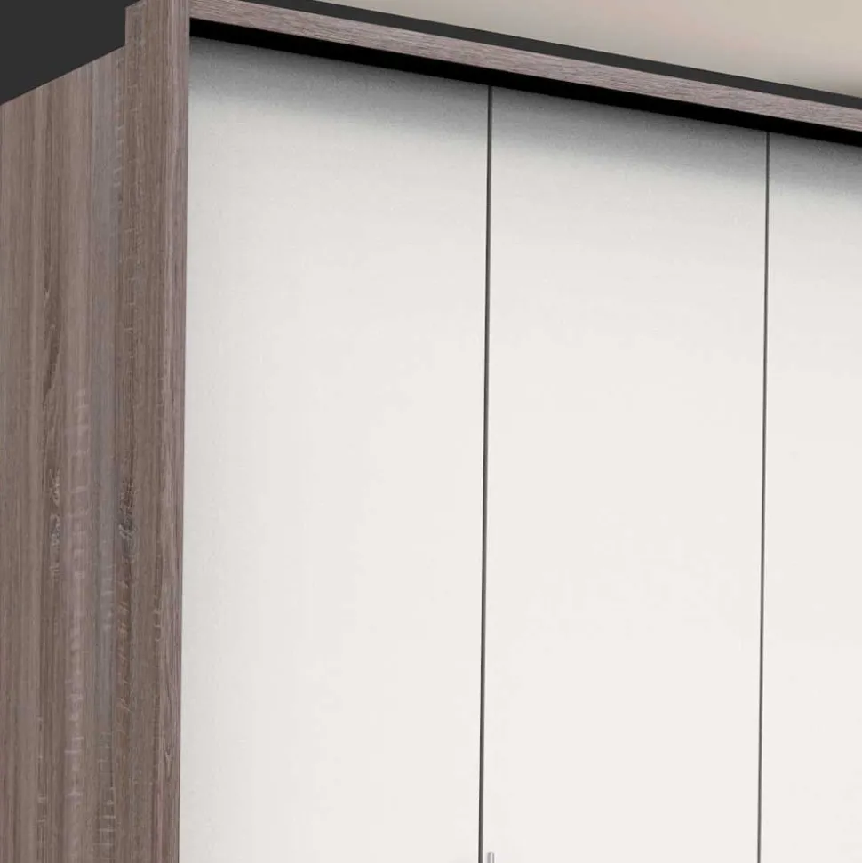 Schlafzimmerschrank 2m mit 3 Schubladen - Tivierto