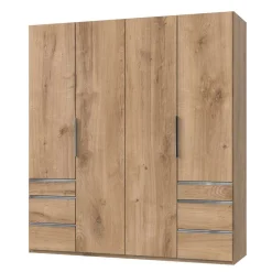 Schlafzimmerschrank mit 4 Türen & 6 Schubladen - Dagidoyo III