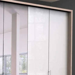 Schlafzimmerschrank mit Spiegel Falttür mittig - Bosays V