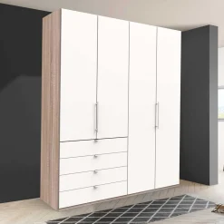 Schlafzimmerschrank mit vier Schubladen Soft Close - Vaclyn