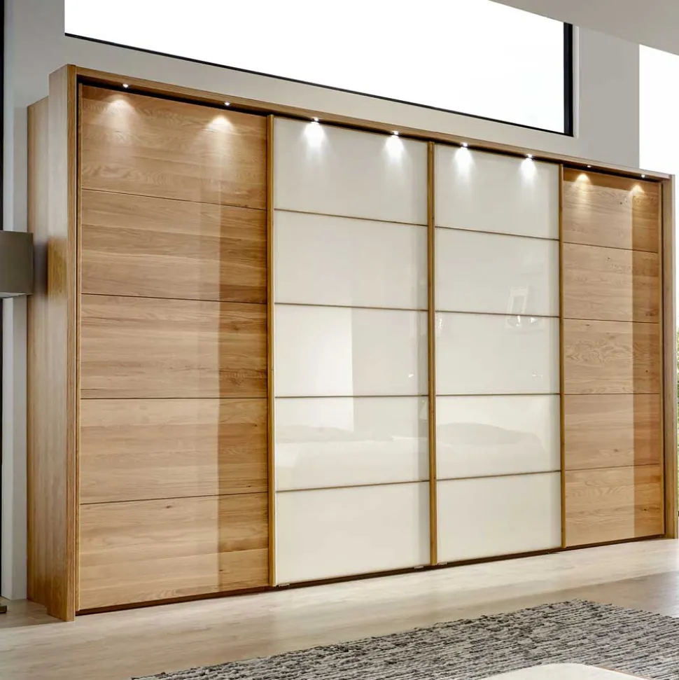 Schlafzimmerschrank Waruna mit Schiebetüren