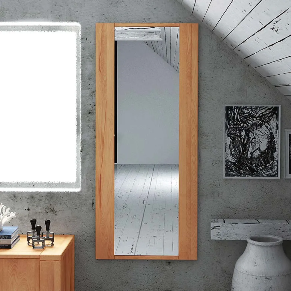 Schlafzimmerspiegel Mosniak aus Kernbuche Massivholz