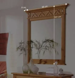 Schlafzimmerspiegel Terezza aus Fichte Massivholz
