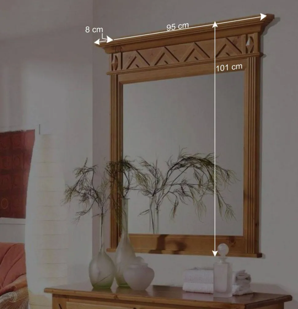 Schlafzimmerspiegel Terezza aus Fichte Massivholz