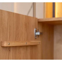 Schlanke Vitrine mit LED Beleuchtung - Cocondar