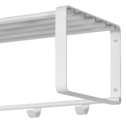 Schlichte Garderoben-Möbel in Weiß - Torosma (zweiteilig)