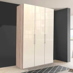 Schlichter Kleiderschrank 2-türig in Creme - Rativian