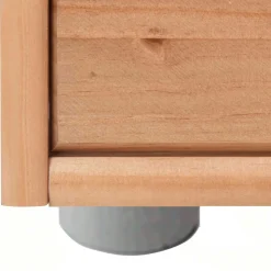 Schmale Kiefernholz Kommode mit sechs Schubladen - Calpano