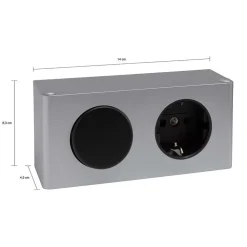 Schmale Waschplatz Kombi 38 cm breit - Vitablos (zweiteilig)