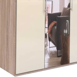 Schmaler Schlafzimmer Schrank mit Spiegel - Rativian