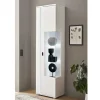 Schmaler Vitrinenschrank mit LED Beleuchtung - Tirol