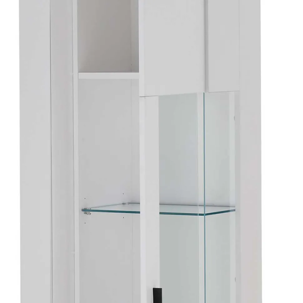 Schmaler Vitrinenschrank mit LED Beleuchtung - Tirol