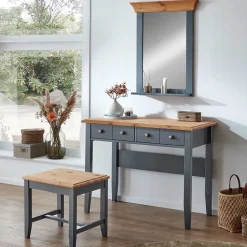 Schminkkommode Möbelset im Landhaus Look - Cempino (dreiteilig)