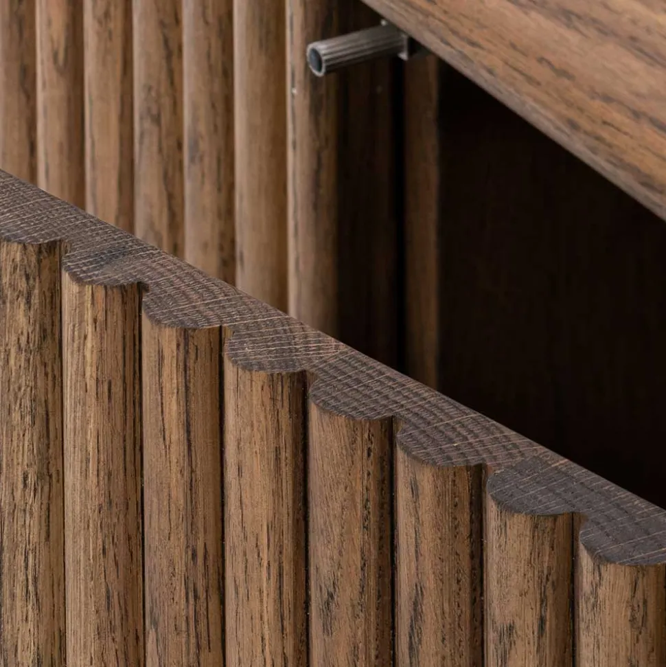 Schrank aus Eiche geschliffen in Wenge - Gimy