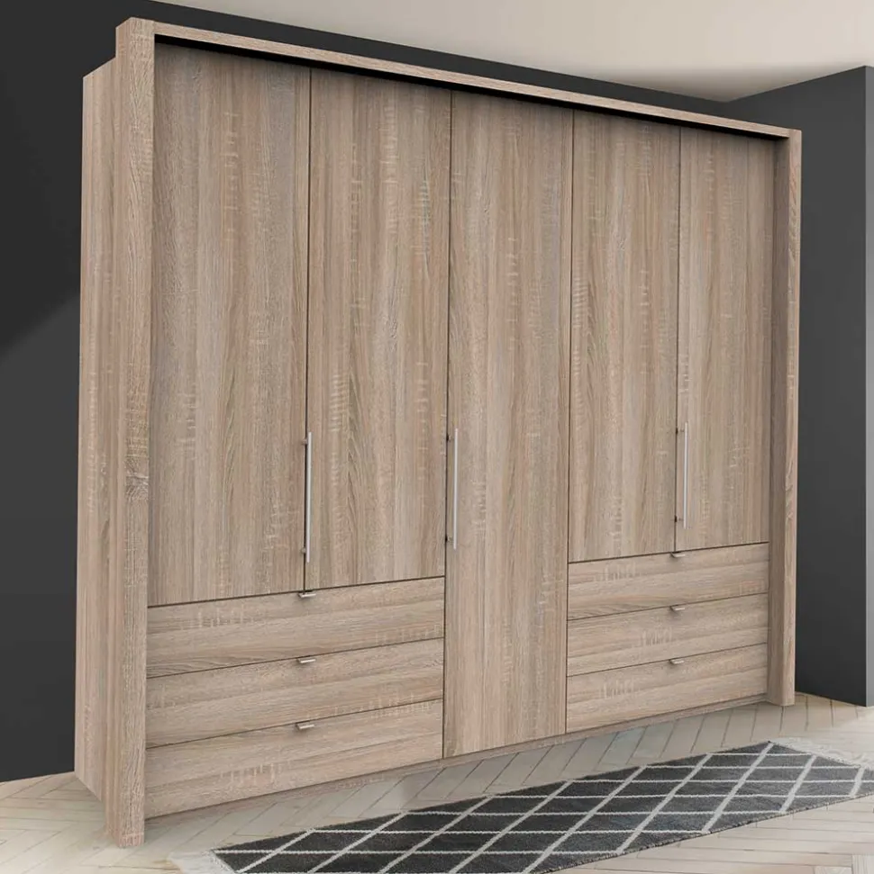 Schrank fürs Schlafzimmer in Holz Nachbildung - Zayun