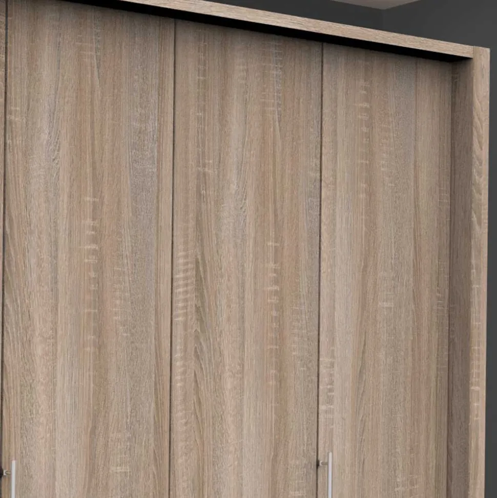 Schrank fürs Schlafzimmer in Holz Nachbildung - Zayun