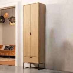 Schrank in Eiche Natur Dekor - Ariadelco