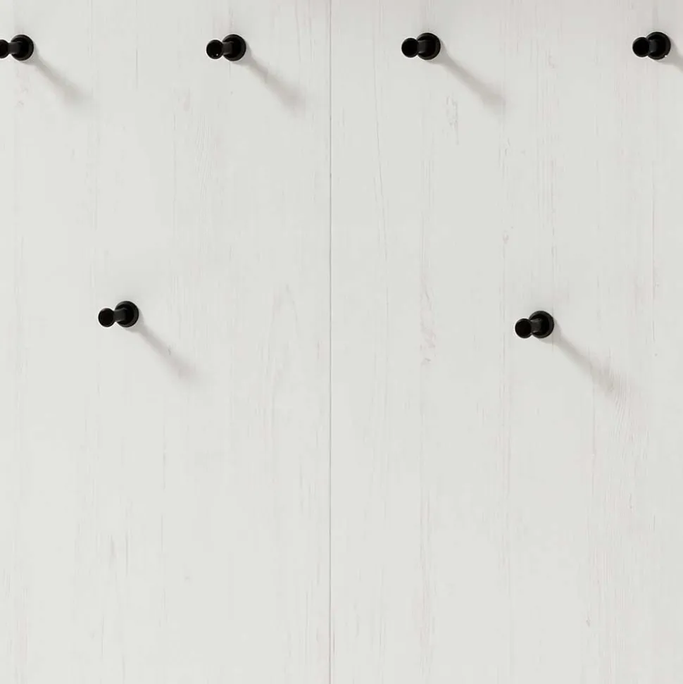 Schrank mit Spiegeltür & Garderobe - Nedita (dreiteilig)