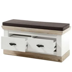 Schrank mit Spiegeltür & Garderobe - Nedita (dreiteilig)