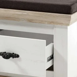 Schrank mit Spiegeltür & Garderobe - Nedita (dreiteilig)