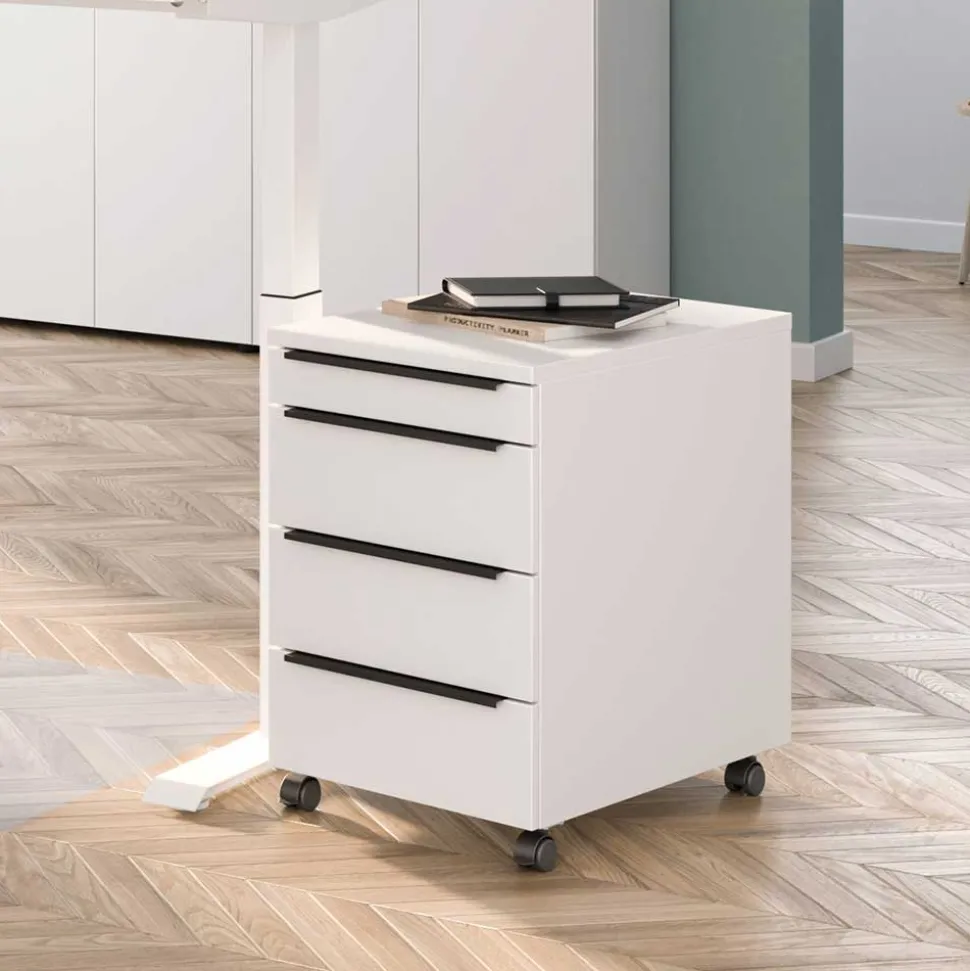 Schreibtisch & Rollcontainer Set - Sparkle (zweiteilig)