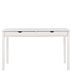 Schreibtisch aus Holz in Weiß lackiert - Jaisa