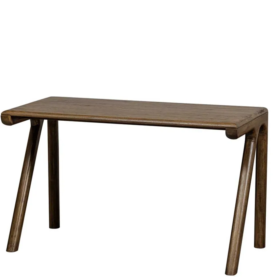 Schreibtisch aus Mangoholz in Walnuss Braun - Tadeuz