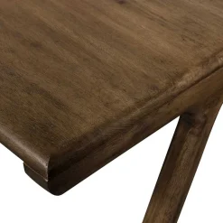 Schreibtisch aus Mangoholz in Walnuss Braun - Tadeuz