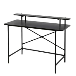 Schreibtisch aus Metall in Schwarz - Andjes