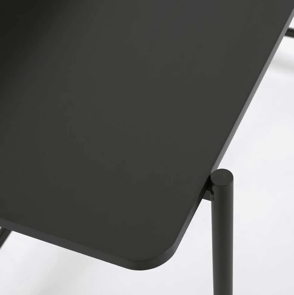 Schreibtisch aus Metall in Schwarz - Andjes