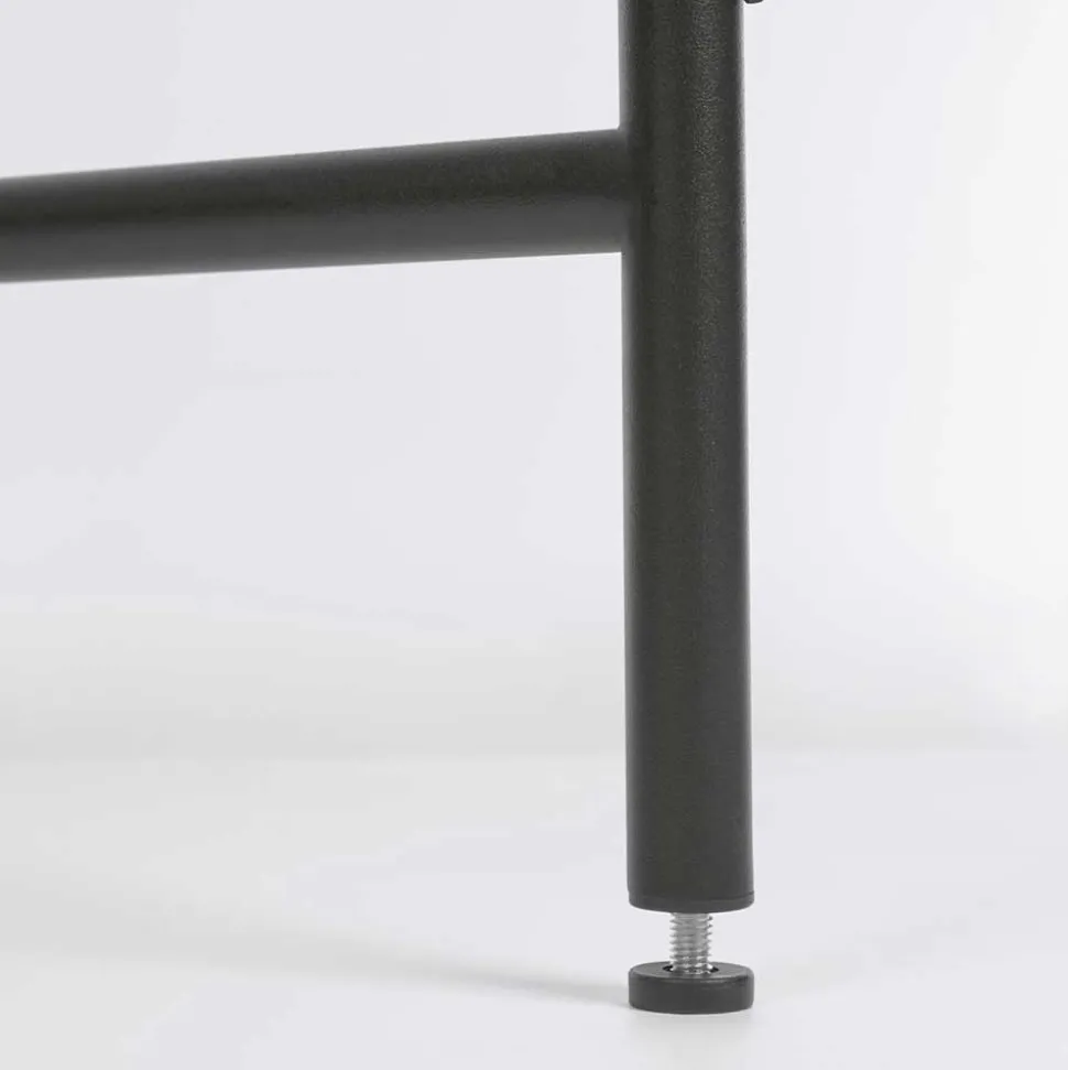 Schreibtisch aus Metall in Schwarz - Andjes