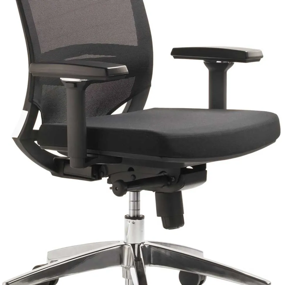 Schreibtisch Drehstuhl Booniota mit verstellbarer Rückenlehne