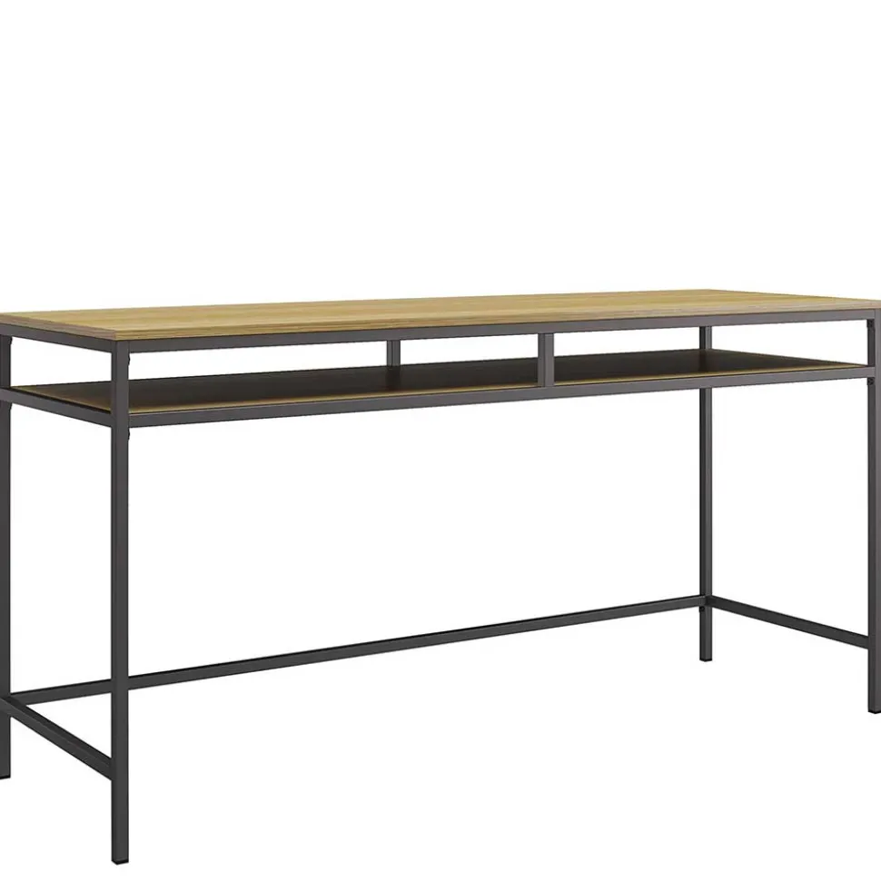 Schreibtisch in Eiche Optik & Grau - Georgy