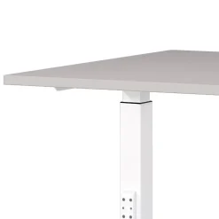 Schreibtisch in Hellgrau und Weiß - Topper