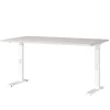 Schreibtisch in Lichtgrau und Weiß - Vin