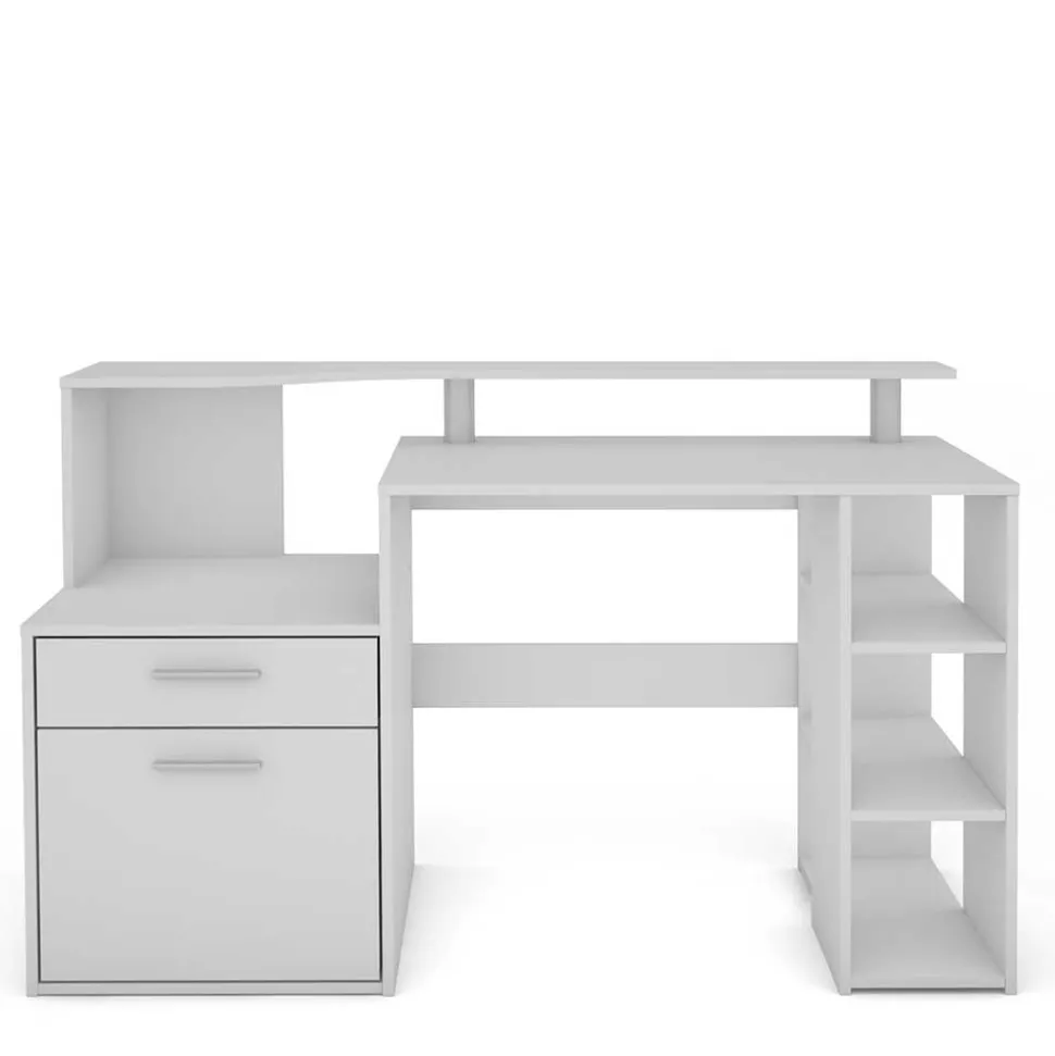 Schreibtisch mit Stauraum und Aufsatz - Caveira