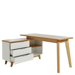 Schreibtisch mit Stauraum als Eckausführung - Xuana