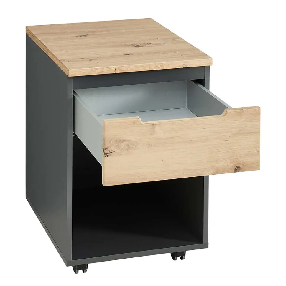 Schreibtisch Rollcontainer mit Fach - Kuetra