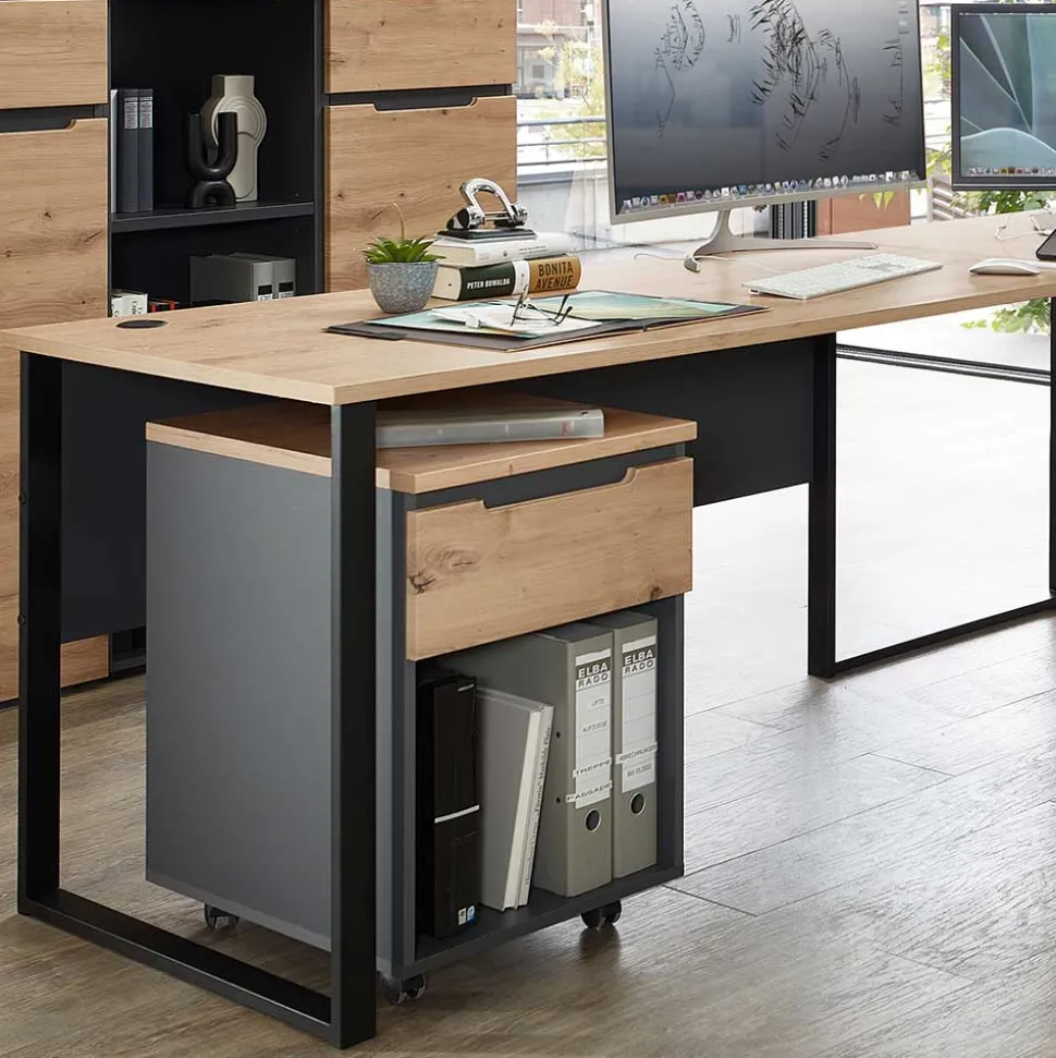 Schreibtisch Rollcontainer mit Fach - Kuetra