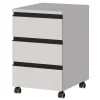 Schreibtisch Rollcontainer in Hellgrau - Great