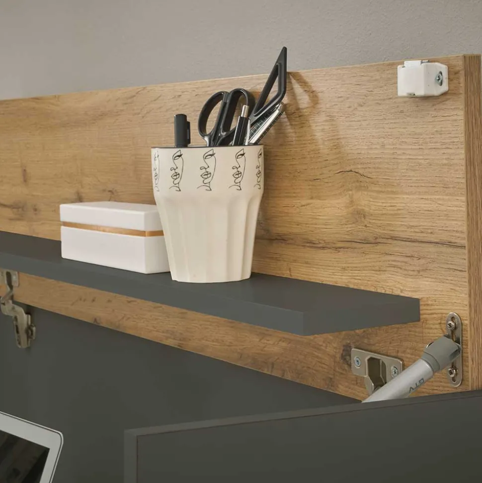 Schränke & Wandboard Wohnzimmer Set - Ahilav (fünfteilig)