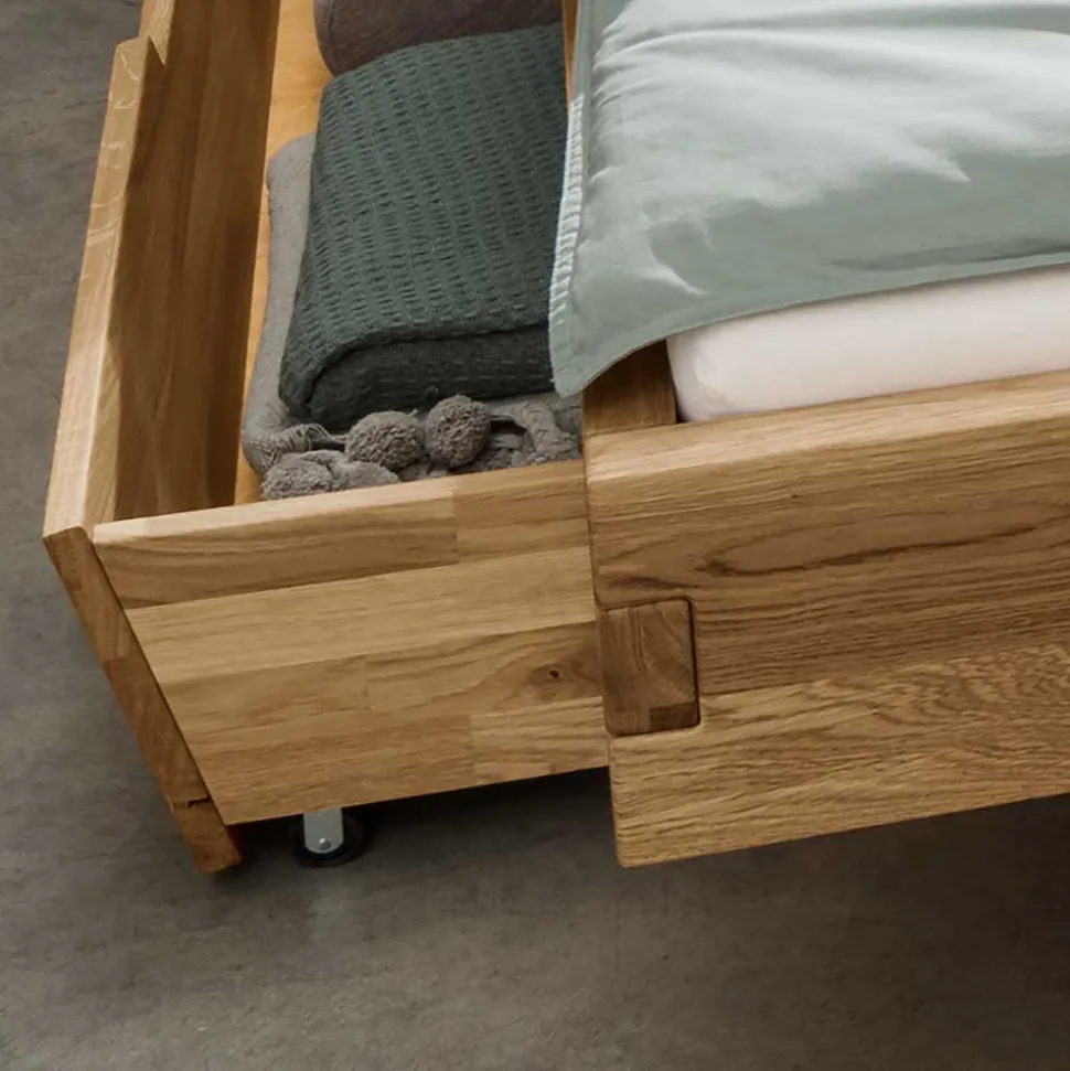 Schubkastenbett auf Schwebesockel - Aryvano