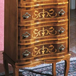 Schubladen Kommode mit Bodenfreiheit Agosto in Nussbaum