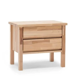 Schubladen Nachtschrank Emena aus Massivholz Kernbuche