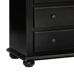 Schubladenkommode Mamaia in Schwarz