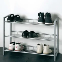 Schuhaufbewahrung Xenia in Alufarben