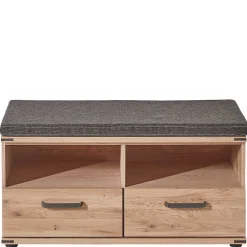 Schuhbank in Wildeiche & Graubraun - Konvava